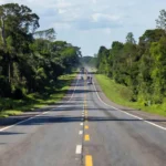 Rodovia BR-364 em Rondônia durante atendimentos de emergência