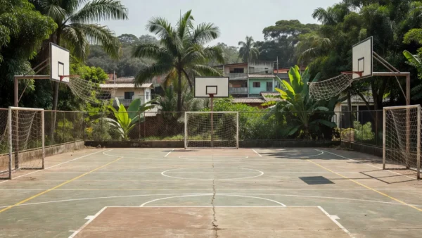 Quadra esportiva em Ariquemes para Campeonato Municipal de Duplas