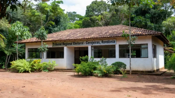Prédio da Justiça Eleitoral em Cerejeiras, Rondônia