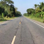 Rodovia BR-364 em Jaru, Rondônia, local de acidente com morte
