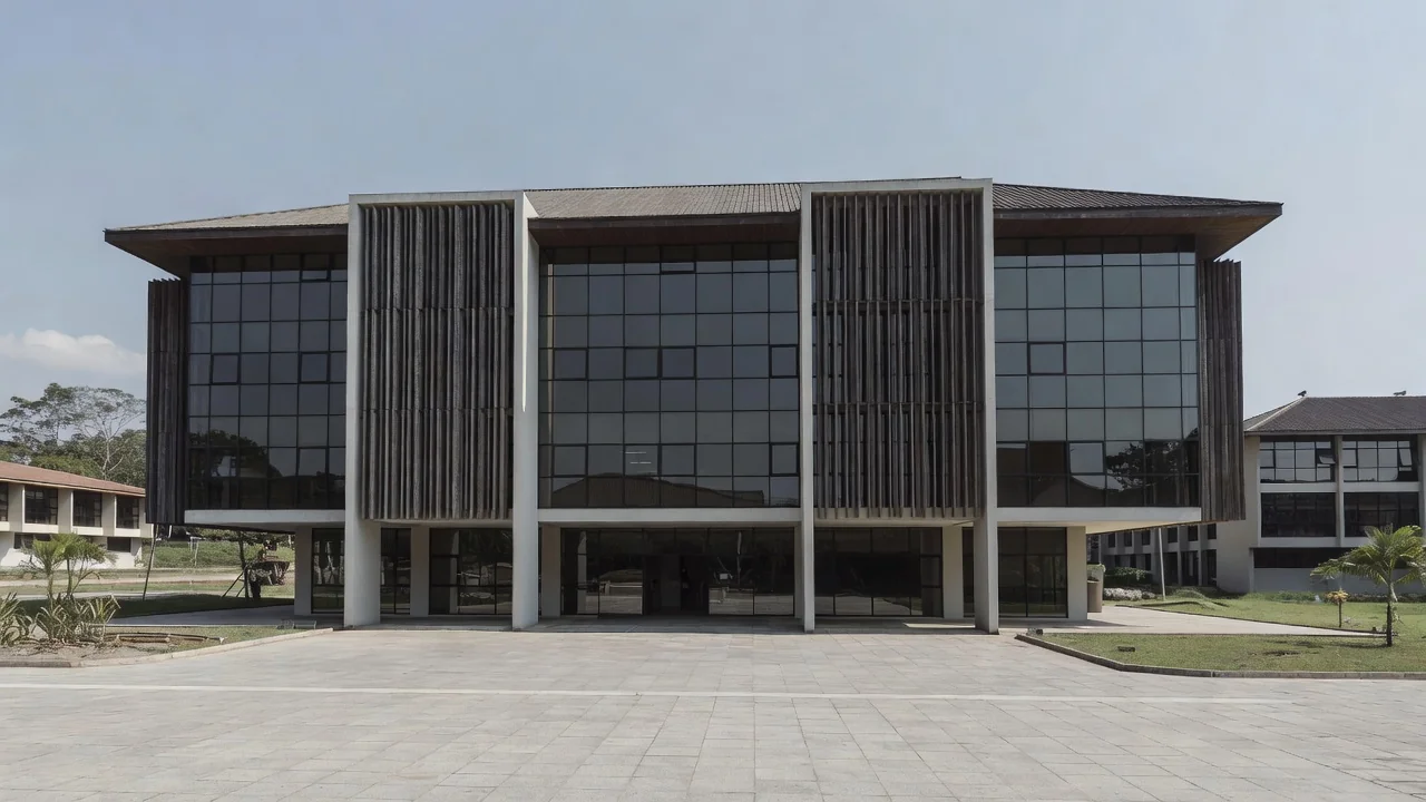 Fachada do Tribunal de Justiça de Rondônia no lançamento do Prêmio Judiciário Rondoniense de Comunicação