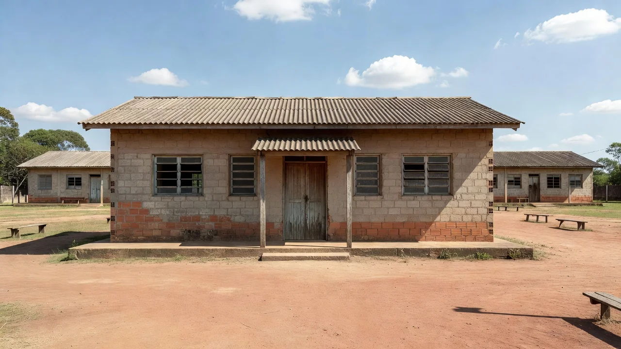Escola pública em Rondônia com luz natural, relacionada a normas de nome social