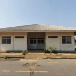 Fachada do Hospital Regional de Vilhena, local da prisão por tráfico de drogas