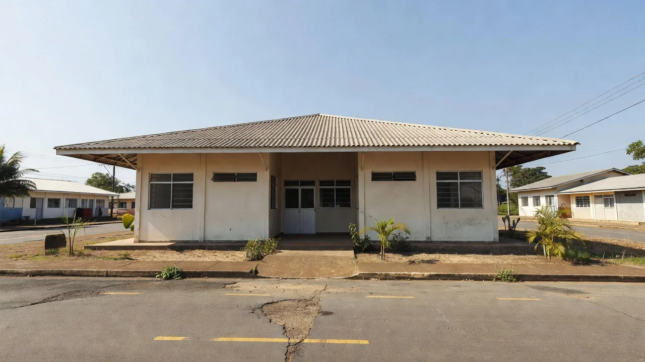 Fachada do Hospital Regional de Vilhena, local da prisão por tráfico de drogas