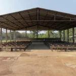 Local de reunião de apoiadores em Rolim de Moura, Rondônia