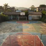 Quadra esportiva em Ji-Paraná, Rondônia, representando demandas do esporte