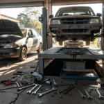 Oficina automotiva em Vilhena durante Pit Stop Sindirepa