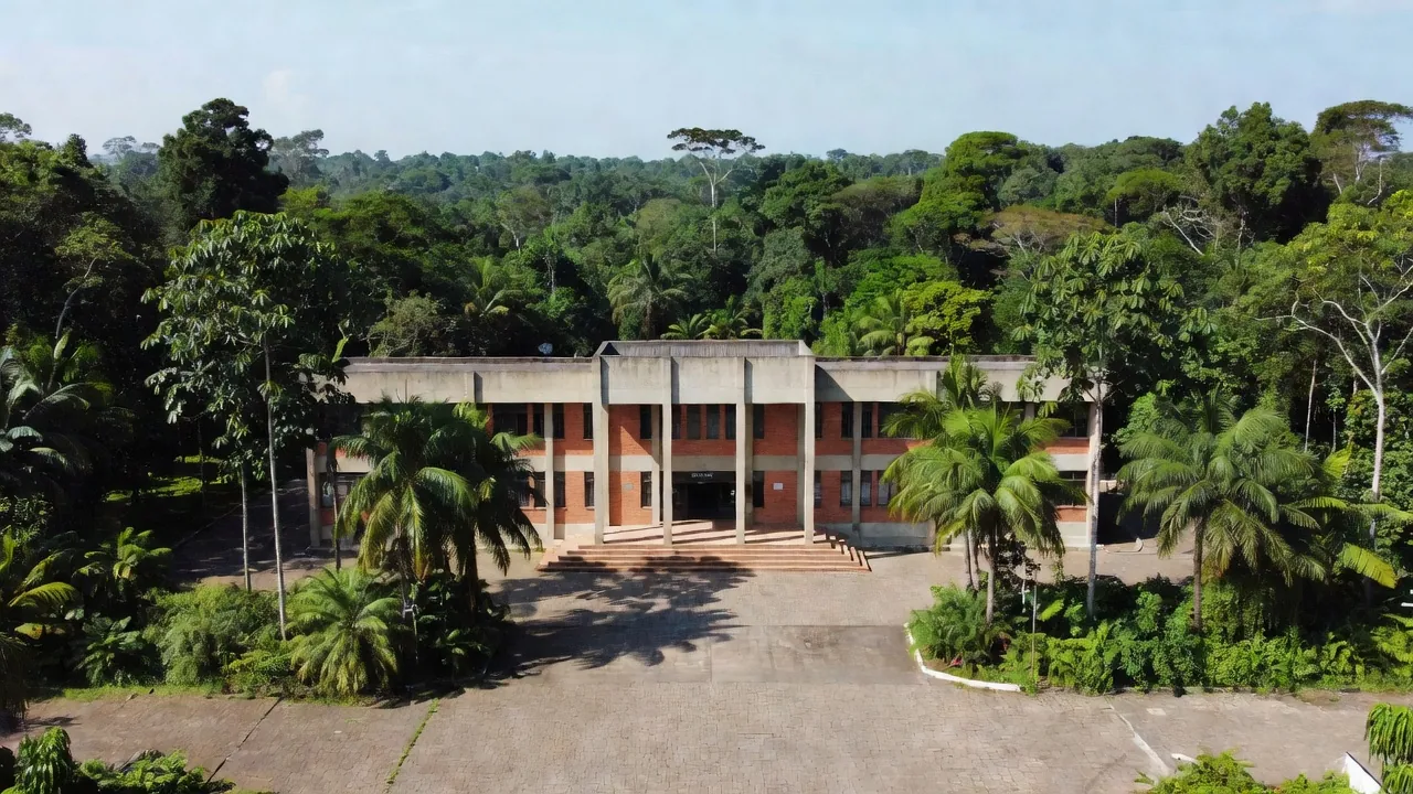 Vista do centro cívico de Vilhena em Rondônia