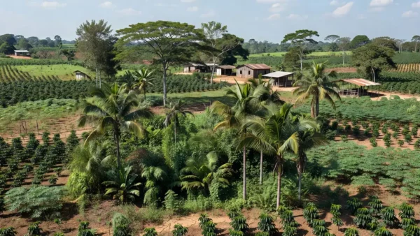 Paisagem rural de Rolim de Moura, Rondônia, relacionada à plataforma Direto do Sítio