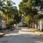 Rua do bairro Caladinho em Porto Velho, Rondônia