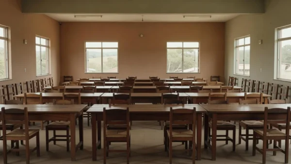 Sala de reuniões em Jaru, Rondônia, para apoio político ao Senado