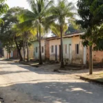 Rua na zona sul de Porto Velho, local de prisão por tiro
