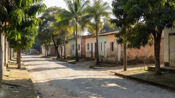 Rua na zona sul de Porto Velho, local de prisão por tiro