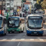 Ônibus da Semtran operando em Vilhena no domingo das eleições